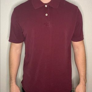 Men’s Red St. John’s Bay Heritage Polo - Cotton - Classic fit - Short Sleeve